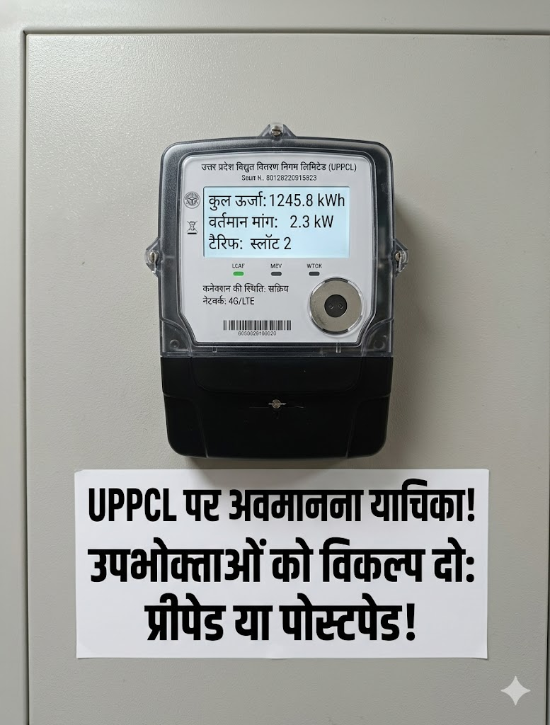 उत्तर प्रदेश में स्मार्ट प्रीपेड मीटर विवाद: पावर कॉर्पोरेशन पर लटकी ‘अवमानना’ की तलवार!